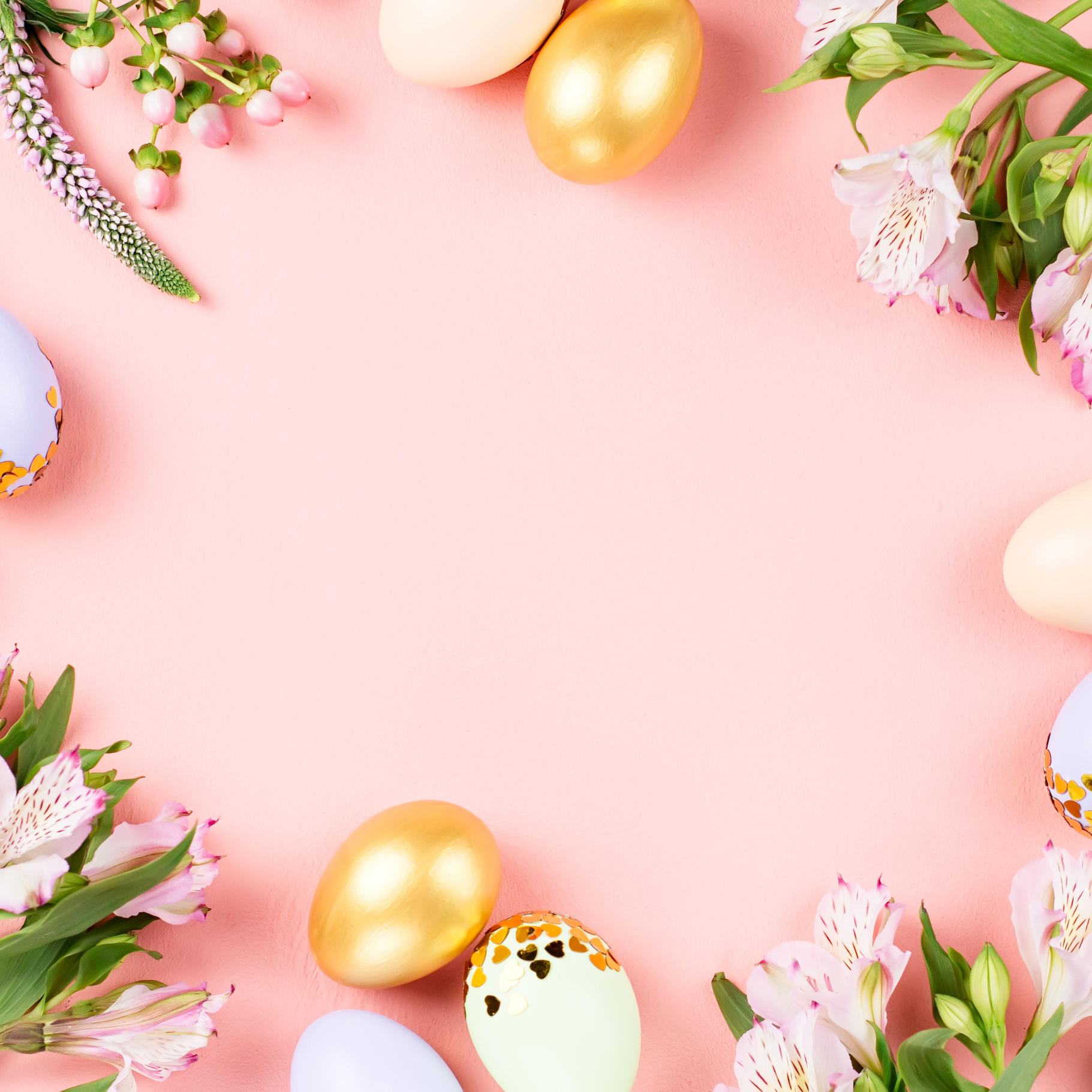 Festive Happy Easter Background 